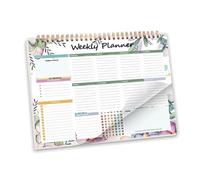 Weekly Planner Notebook Coil-binding Academic 52 Week Journal 104 Page Undated(Color 03)