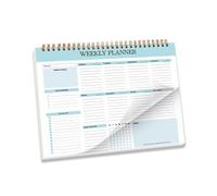 Weekly Planner Notebook Coil-binding Academic 52 Week Journal 104 Page Undated(Color 05)