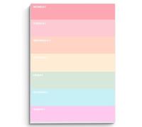 Weekly Planner Notepad - Daily, Weekly Schedule, To Do List Desk Pad, Productivity Planner & Time Management, ADHD Planner | 50 Undated Tear Away Sheets | A5 Colorful Strips