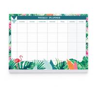 Weekly Planner Pad A4 Tear Off - Joeji's Kitchen 60 Sheets Organiser | Weekly Schedule Notepad, Meal Planner Paper Pad, Family Timetable Planner, To Do List Notepad, Revision Timetable Pad