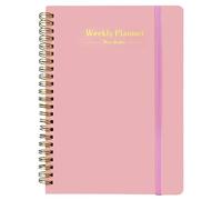 Weekly Planner To Do List Notebook A5 Daily Planners Undated Diary 52 Weeks Work Notebook with Habit & Routine Tracker for Teacher Students School Fitness Work Organizer