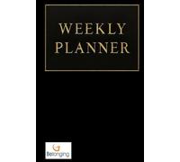 Weekly Planner - Undated A4 Desk Organiser for Goals, Priorities & Appointments | Productivity Planner for Home, Office & School