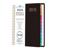 Weekly Planner, With Clear Layout, 21.5cm, 12 Month Schedule Notebook, s Planner, Efficient Schedule Separation, For To-do List, Goal, And Appointment Organizing In Daily Life, Work, School