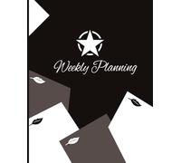 Weekly Planning: 60 Weeks of Organized Scheduling | 120 Pages | 8.5 x 11 Weekly Planner Book| Large-Print Black & White Interior with Bleed | To-Do ... for Students, Professionals & Busy Adults
