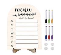 Weekly Planning Board | Erase Planning Board | with 6 Markers - Organizer for Mood, Ideas, Suggestions, Study and Decoration