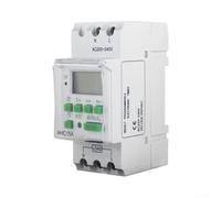 Weekly Programmable Timer 220V for Streetlights Signs | Weekly programmable, 16 on/off cycles, 220V A LCD screen visibility, precise minute control