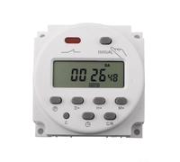 Weekly Programmable Timer Relay 240V 8 On/Off Cycles(AC220V) | Clear LCD screen, 240V AC rating, 8 daily on/off cycles, 15 weekly combos, precise for 1s interval