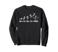 Weekly Sequence of a V8 Driver Muscle Car Engine Capacity V8 Sweatshirt