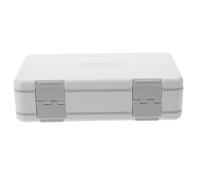 Weekly Seven Day Portable Pill Organizer Box with Double Layer | PP Build, Sealed White Design, Three Daily Sections, Morning Afternoon Evening Slots the Go Use