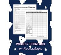Weekly Spending Tracker Notebook: Personal & Household Expense Log Book With Monthly Review. (Money Management Ledger)