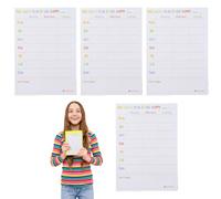 Weekly Things From Notepad, Weekly Things Planner, Things Planner Cards, Productivity System Planners, 4 Note Cards for Planning,