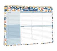 Weekly To Do List Notepad with 52 Undated Sheets（8.5"×11"）- Weekly Desk Planner for Women & Man, Work and Home - Citrus Grove