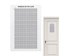 Weeks Of My Life Calendars, 4000 Weeks Inspirational Life Decorations, Wall Lifes Painting Planner, Lifes Calendar Planner For Movie Theme Personal Growth Seasonal Planning