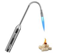 Weeleesh Long Grill Lighter Refillable Butane Flexible Neck Fuel Window