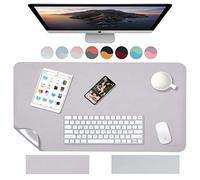 Weelth Multifunctional Waterproof PU Leather Desk Pad Double Sided Desk Pad for Office/Home