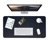 Weelth Multifunctional Waterproof PU Leather Desk Pad Double Sided Desk Pad for Office/Home