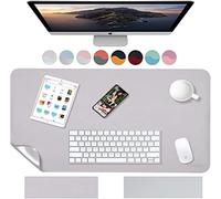 Weelth Multifunctional Waterproof PU Leather Desk Pad Double Sided Desk Pad for Office/Home