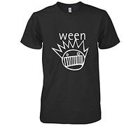 Ween Band Mens T-Shirt Black Graphic Unisex Tee Shirt L