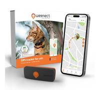 Weenect Cat XS - NEW GPS Tracker for Cats | Real-time Mini GPS Tracker for Cats | Smallest model on the market | Operates with a subscription | Collar