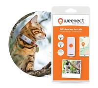 Weenect Cats 2 - GPS tracker for cats | Real-time GPS tracking | No distance limit | Smallest tracker on the market | Subscription required