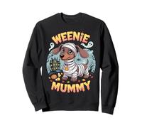 Weenie Mummy Halloween Costume Weiner Dog Owner Dachshund Sweatshirt