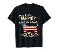 Weenie The People Dachshund Patriotic T-Shirt