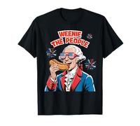 Weenie The People Funny Fourth of July Hotdog - Funny 4th T-Shirt