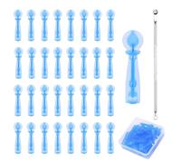 Weenwill Blackhead Blemish Remover,100 PCS Acne Pimple Popper Needle and 1PCS 2 in 1 Tool Pimple Popper,Professional Blackhead & Blemish Remover Tool Kit for Home & Home (15x8x2 cm)