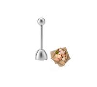 Weenwill Stainless Steel Egg Opener,Egg Shell Separator Soft Hard Boiled Egg Cracker Topper Remover Egg Opening Tool Egg Lid Cutter Egg Topper Opener for Opening Raw and Cooked Egg Shells