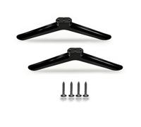 Weenwill TV Legs,2 Pack Universal TV Legs with 4 Pcs Install Screws,TV Stand Legs Replacement Compatible with Samsung LG JVC Hisense,Angled TV Feet with Non-Slip Base,TV Stand Base Pedestal Feet