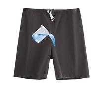 WEEOATAR Waterproof Patient Care Trousers,Reusable Incontinence Pants,Leak-Proof and Washable Urinary Incontinence Pants for Bedridden,Elderly,Mobility Impaired,Women on Periods(Short,Grey,L)