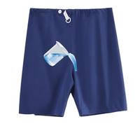 WEEOATAR Waterproof Patient Care Trousers,Reusable Incontinence Pants,Leak-Proof and Washable Urinary Incontinence Pants for Bedridden,Elderly,Mobility Impaired,Women on Periods(Short,Blue,L)