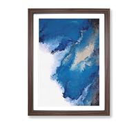 Weep For Me Abstract Framed Print | A4 Walnut Framed Wall Art | Ready to Hang | Abstract Fantasy Picture | Living Room Bedroom Lounge Office
