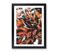 Weep For The Beginning Abstract Framed Print | A4 Black Framed Wall Art | Ready to Hang | Abstract Fantasy Picture | Living Room Bedroom Lounge Office