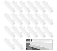Weep Hole Covers, 20 PCS Window Drainage Cover Caps, PVC Window Sill, Window Vents Upvc Windows, Replacement Drainage Caps Windows Sill Cover Hole Drainage Covers (White)