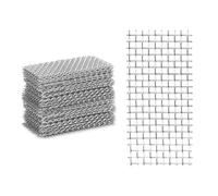 Weep Hole Covers for Brick Walls, Stainless Steel Brick Hole Filler 2.75" Weep Hole Covers Can Be Cut or Stacked to Fit Different Sizes Brick Weep Hole - 50 PCS