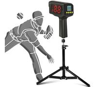 WEEPALM Baseball Radar Gun - Accurate Speed Sensors Baseball Speed Training Equipment with LED+LCD Dual Display,Handheld or Hand Free Speed Radar Gun for All Baseball Players| with Tripod