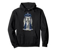 Weeping Angel with Blue Police Box 1 - Fan Fun Pullover Hoodie