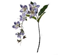 Weeping Jasmine Artificial Floral Decoration 3D Printed for Garden Pathway Landscaping Indoor Mantel Display and Event Themes (Blue)