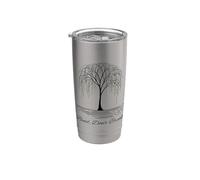 Weeping Willow Bend, Don't Break, Resilience, Nature Design Stainless Steel Insulated Tumbler