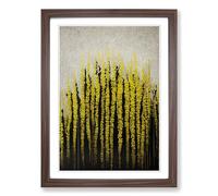 Weeping Willow Tree Abstract Vol.2 Framed Wall Art Print, Ready to Hang Picture for Living Room Bedroom Home Office, Walnut A2 (48 x 66 cm)