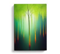 Weeping Willow Tree Canvas Print | Gallery Wrapped 30mm Frame Wall Art | 30x20 inches | Ready to Hang | Abstract Landscape Picture | Living Room Bedroom Lounge Office