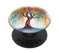 Weeping Willow Tree | Colorful Mosaic PopSockets Adhesive PopGrip