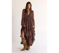 Weeping Willows Maxi Dress at Free People in Potting Soil Combo, Size: Medium - female