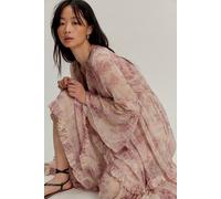 Weeping Willows Maxi Dress at Free People in Tea Combo, Size: Large - female