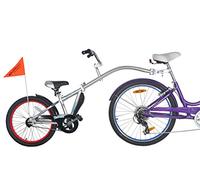WeeRide Co Pilot Tagalong Trailer Child Bike Seat - Silver