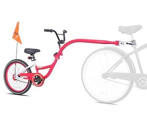 WeeRide Kazam Link Tagalong Children's Trailer Bike - Pink