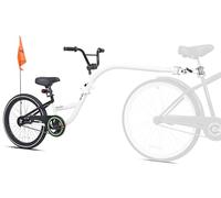 WeeRide Kazam Link Tagalong Children's Trailer Bike - White