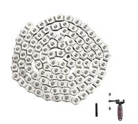 WEEROCK KMC BMX Single Speed Bike Chain 1 Speed Half Link High Strength Bicycle Chains 1/2" x 1/8" x 100 Links