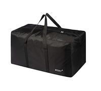 WEERY Large Travel Duffle Bag, 96L Extra Waterproof Holdall Lightweight Foldable Duffel Bag for Men Women, Black